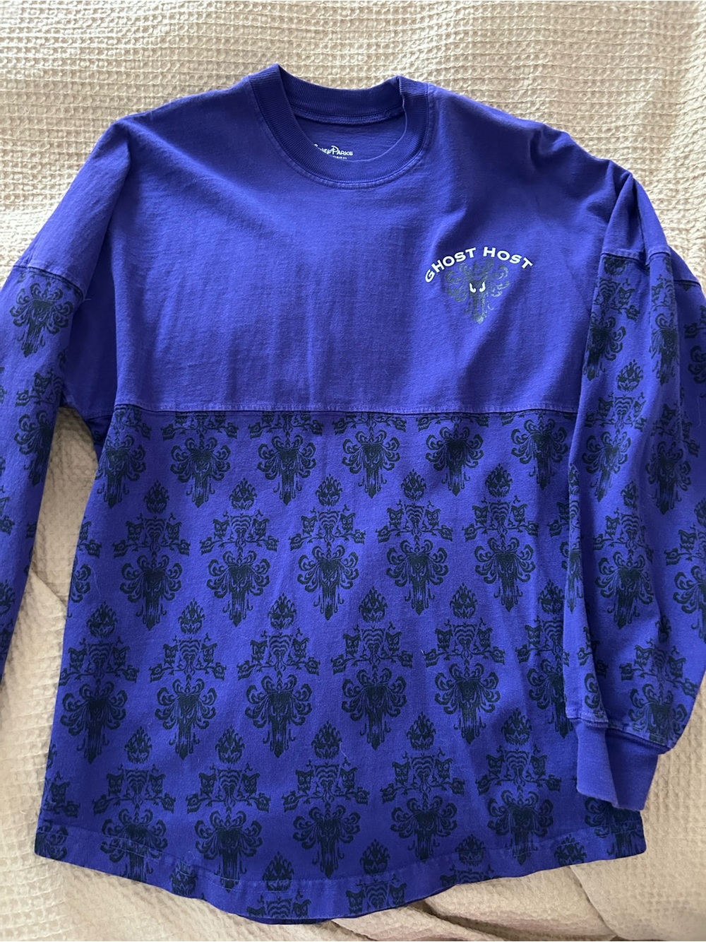 Ghost Host Purple Long Sleeve Graphic Jersey - Disney Parks
